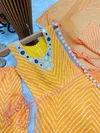 Oc 253 Heavy Faux Georgette Digital Print Work Kids Gown With Bottom Dupatta